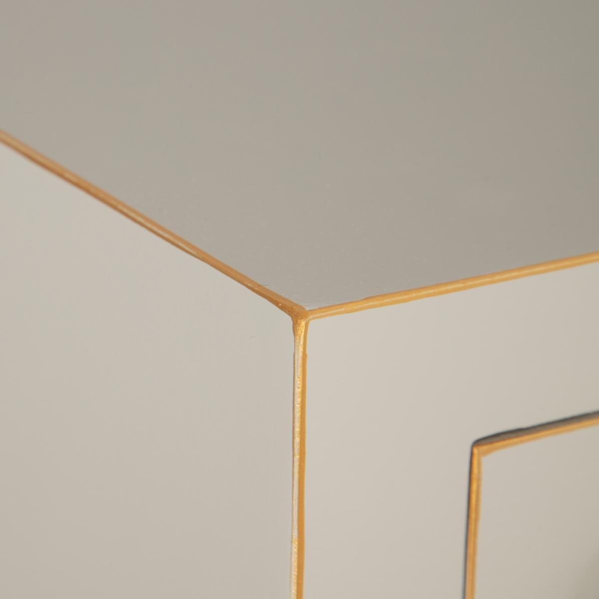 Consola taupe dm oriente entrada 63 x 26 x 80 cm