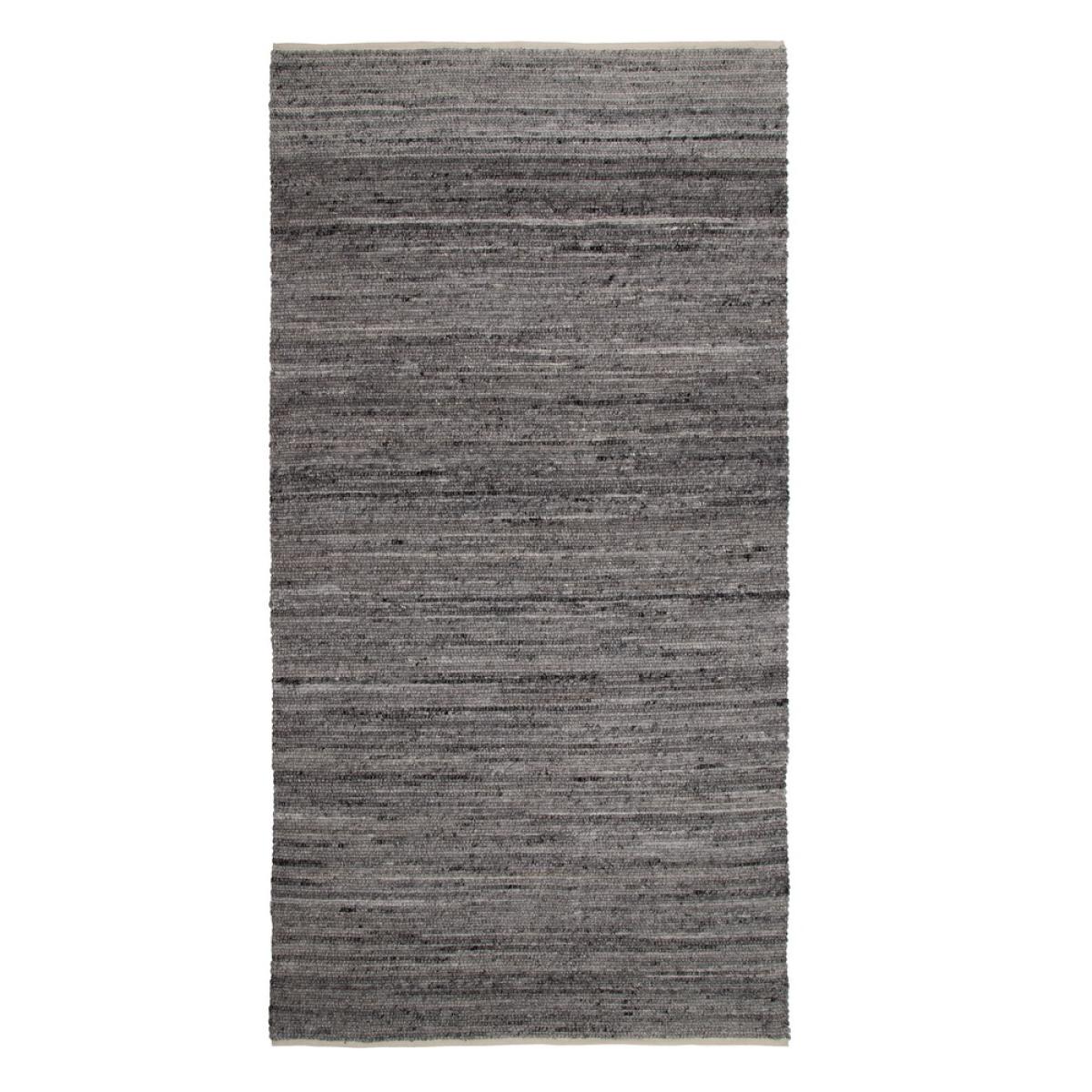 Alfombra gris tejido decoración 200 x 300 cm