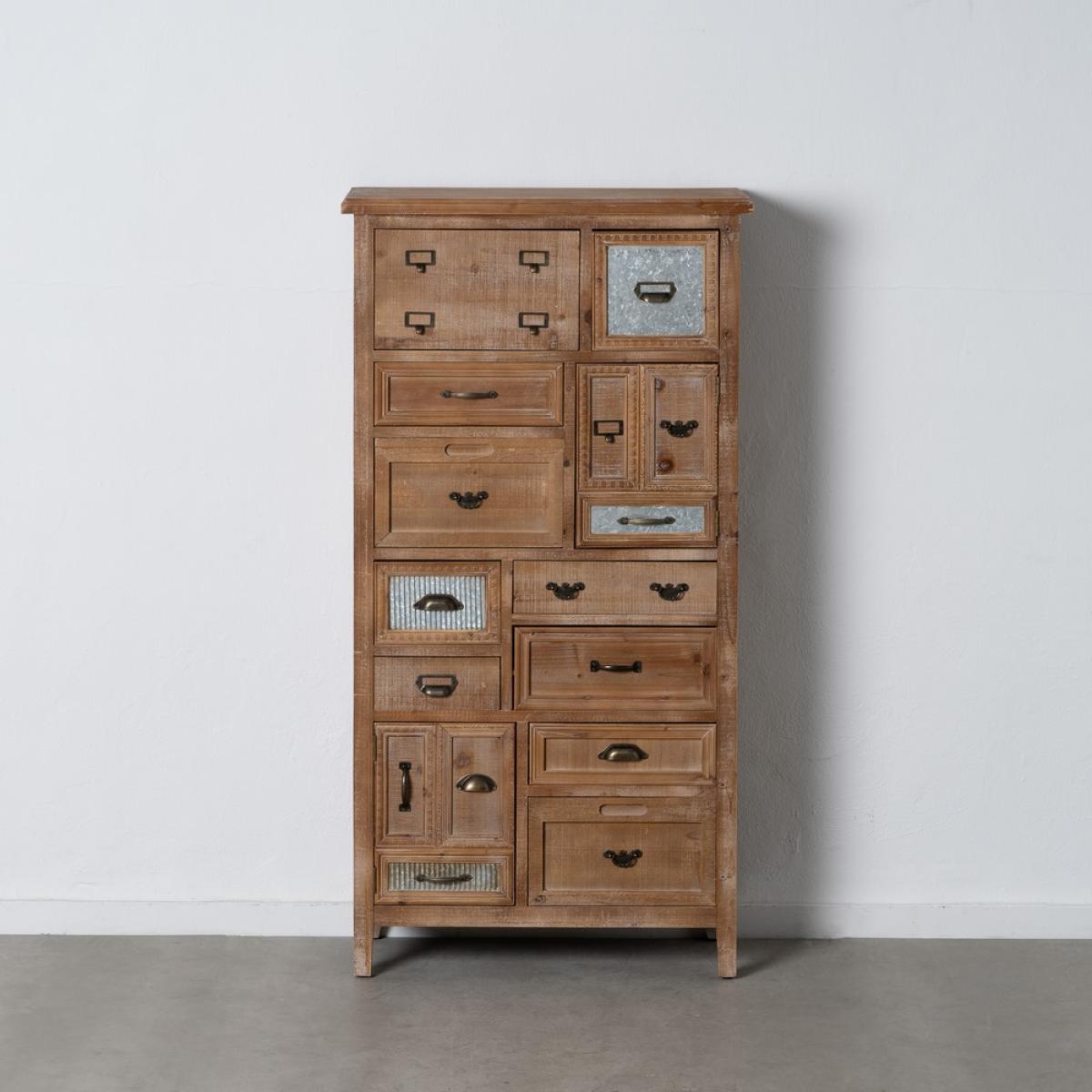 Mueble auxiliar madera de abeto - mdf 80 x 36 x 155 cm