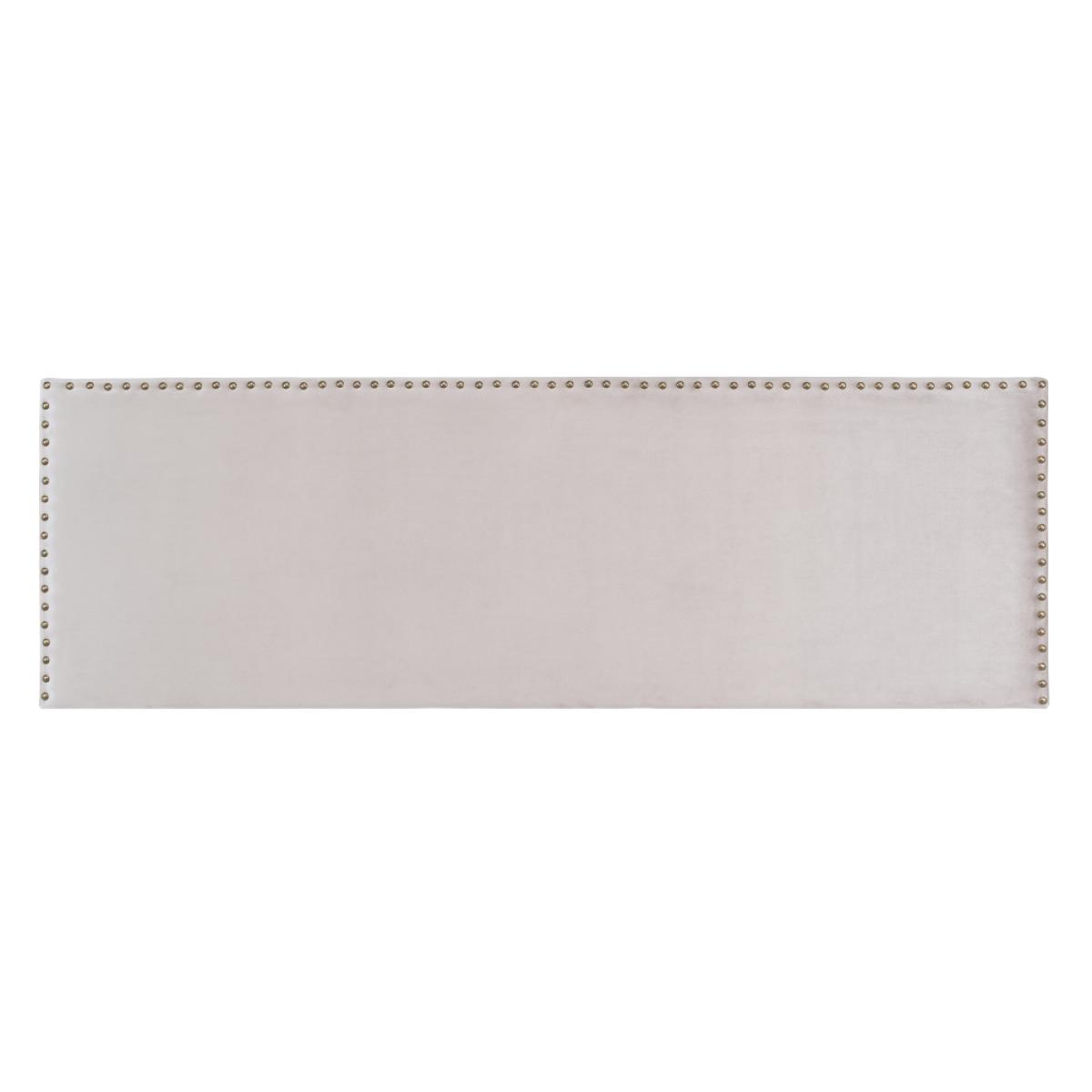 Cabecero taupe tejido dormitorio 180 x 6 x 60 cm