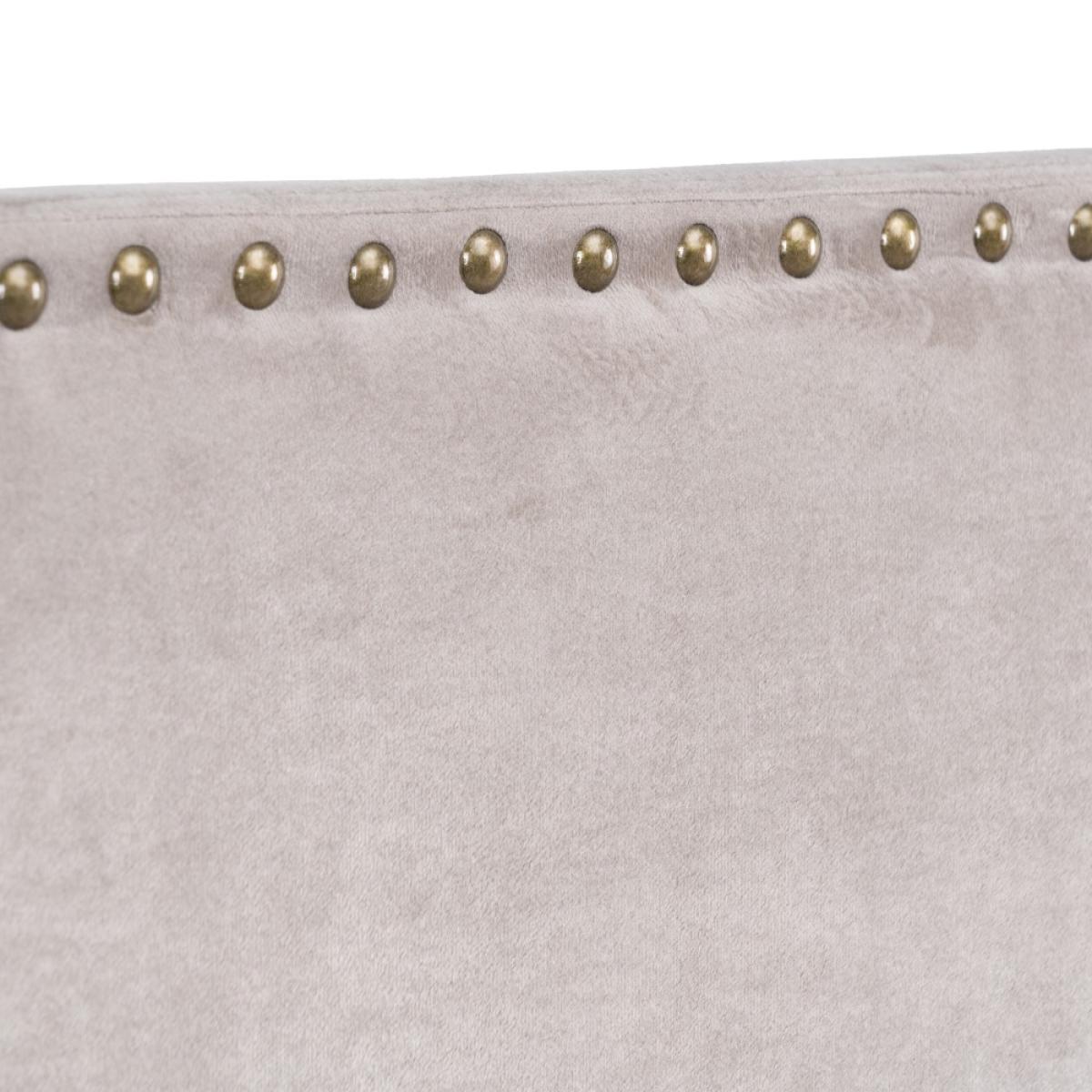 Cabecero taupe tejido dormitorio 180 x 6 x 60 cm