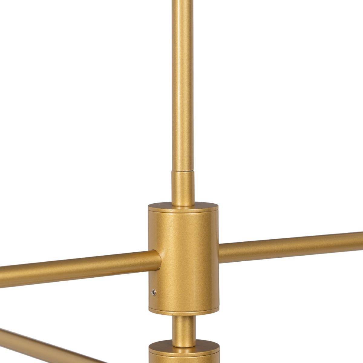 Lámpara techo oro metal moderno 80 x 80 x 129,50 cm