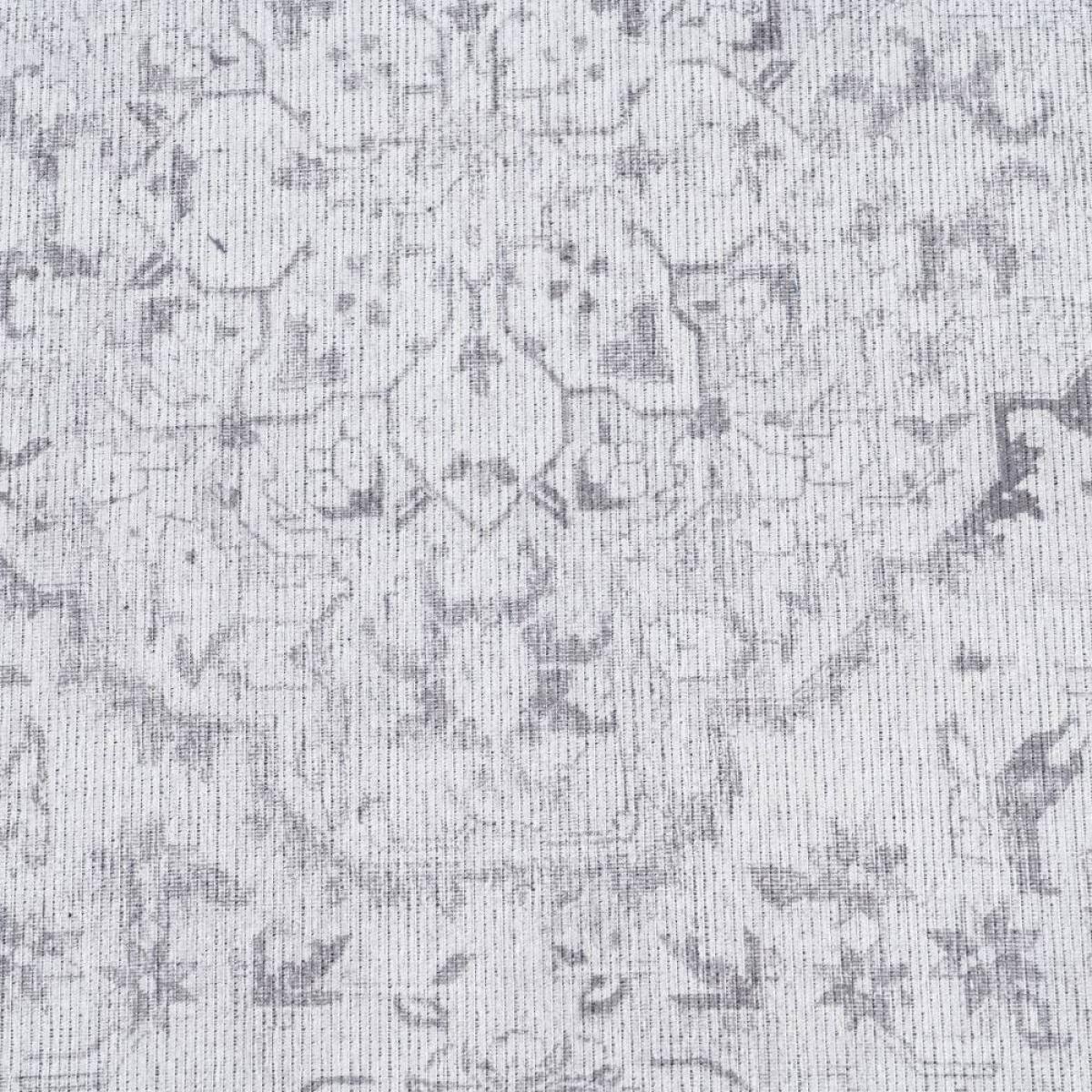 Alfombra gris poliester-algodón 160 x 230 cm 310608445