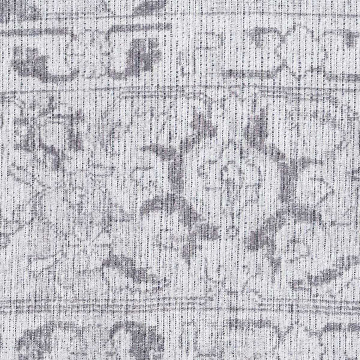Alfombra gris poliester-algodón 160 x 230 cm 310608445