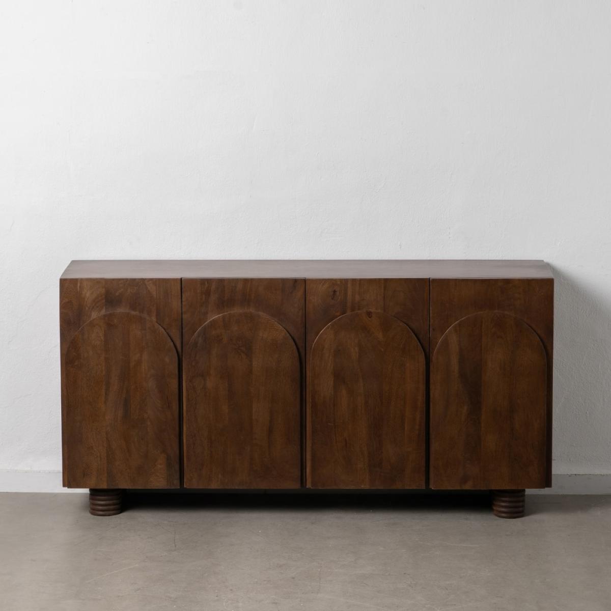 Aparador marrón madera de mango salón 150 x 40 x 75 cm