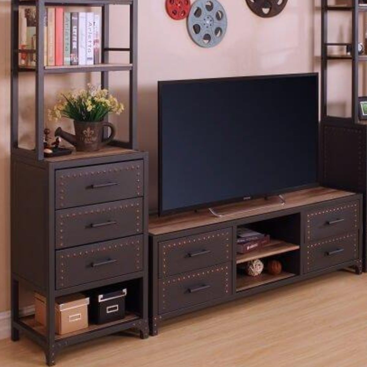 Mueble de salón industrial SERGIO