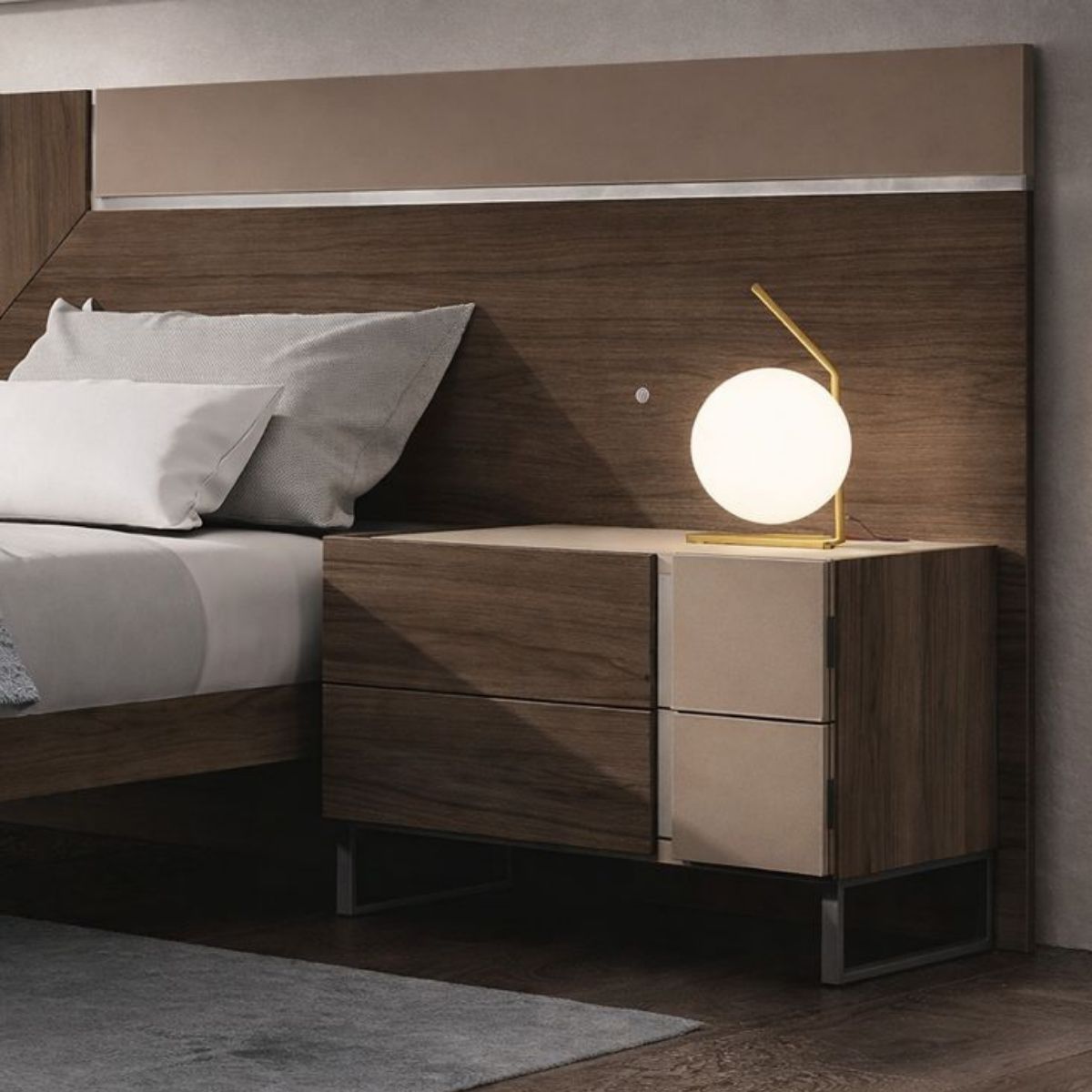 Cabecero y mesitas de noche VALORE 01