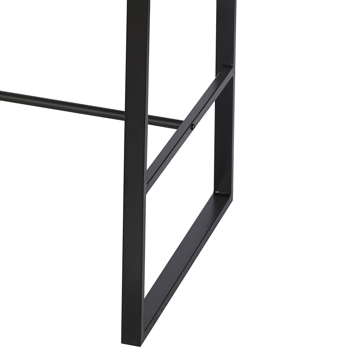 Mesa alta bar 120 x 70 x 100 cm roble - negro LOF
