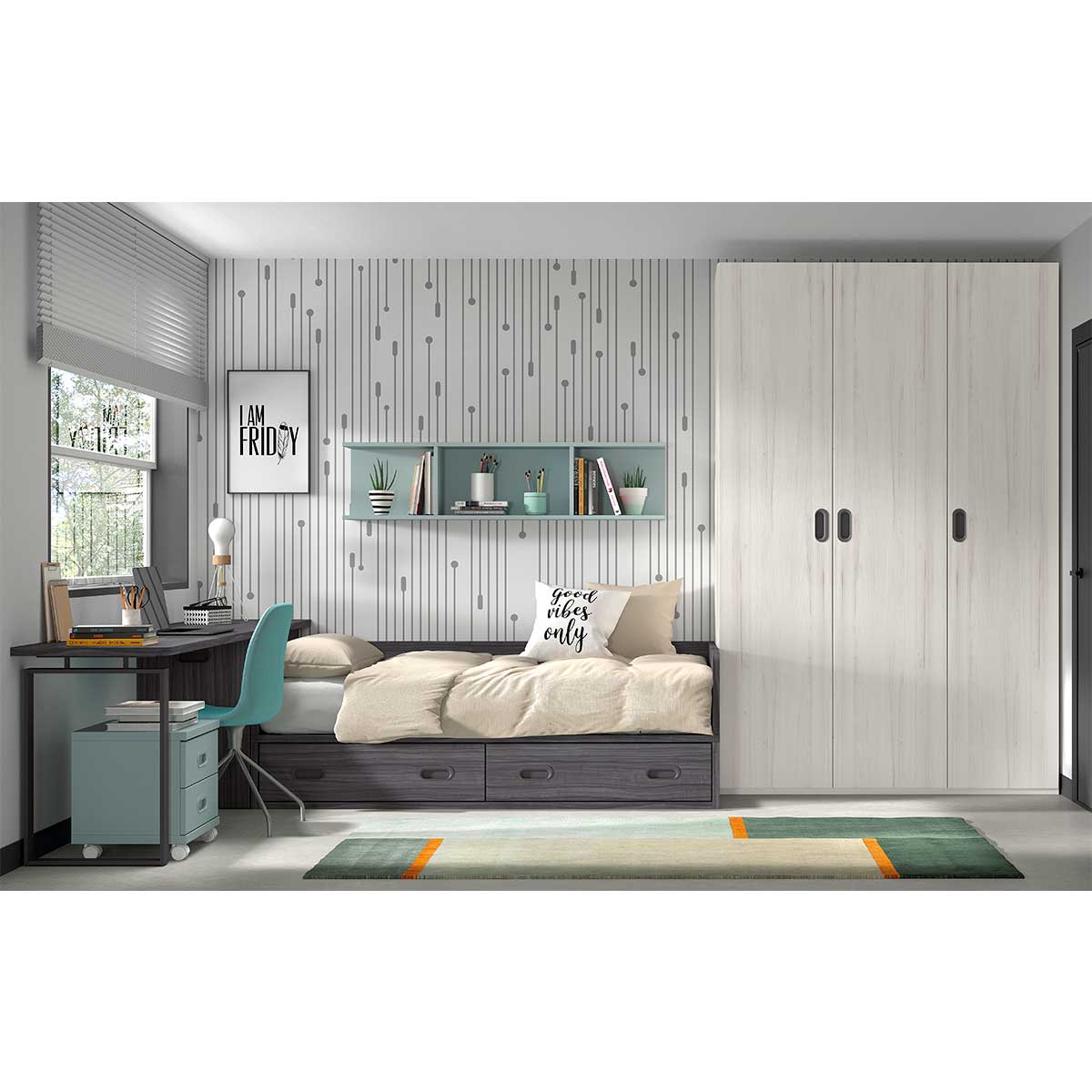 Dormitorio juvenil DUSER 104