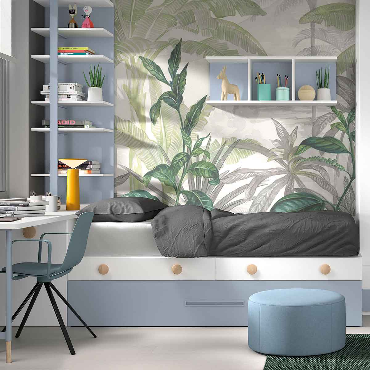 Cama juvenil compacta DUSER 156