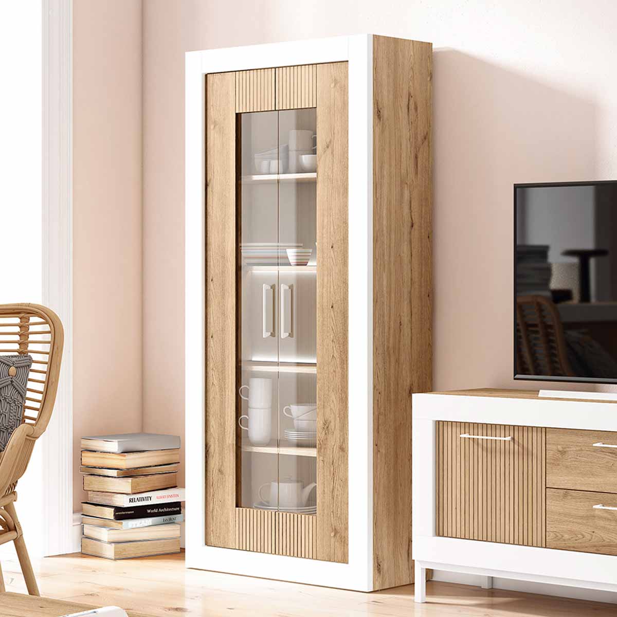 Vitrina 2 puertas YORDER 02