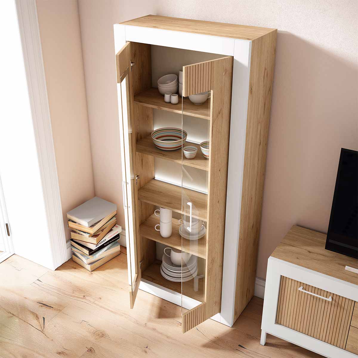 Vitrina 2 puertas YORDER 02