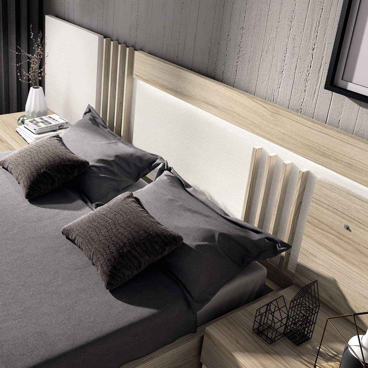 Cabecero + 2 mesitas VALORE 08