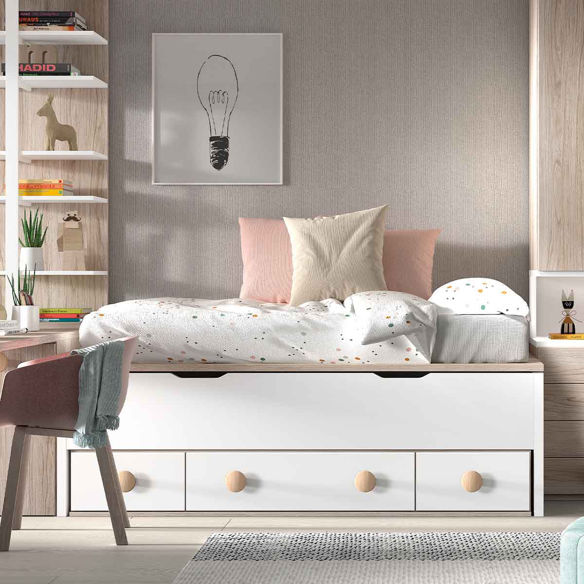 Compacto 2 camas y cajones DUSER 04