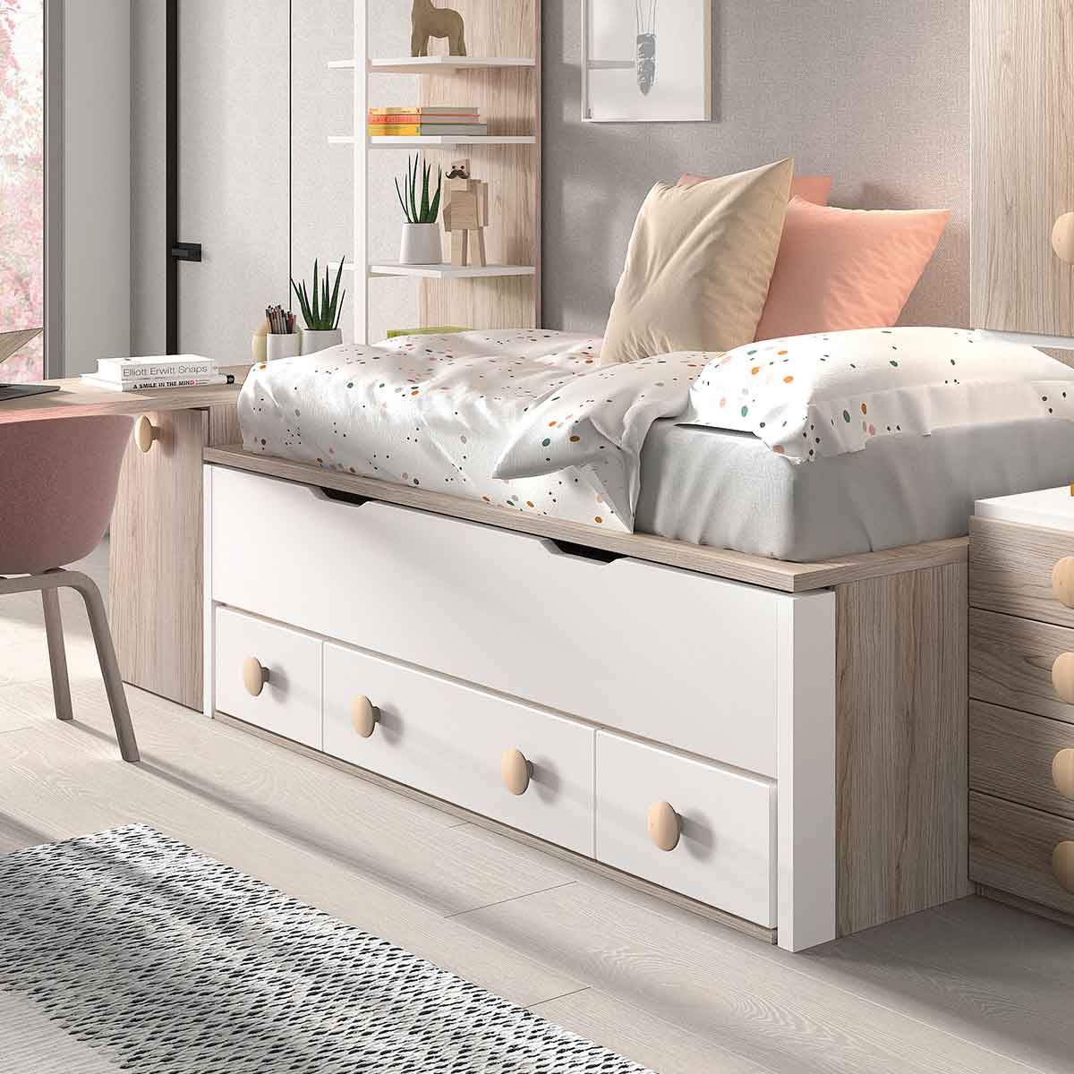 Compacto 2 camas y cajones DUSER 04