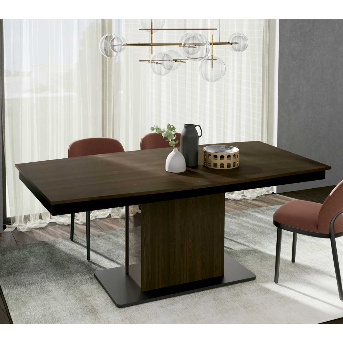 Mesa de comedor extensible LAXO 47B