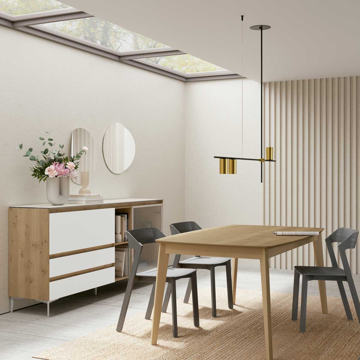 Mesa comedor extensible LAXO 11B