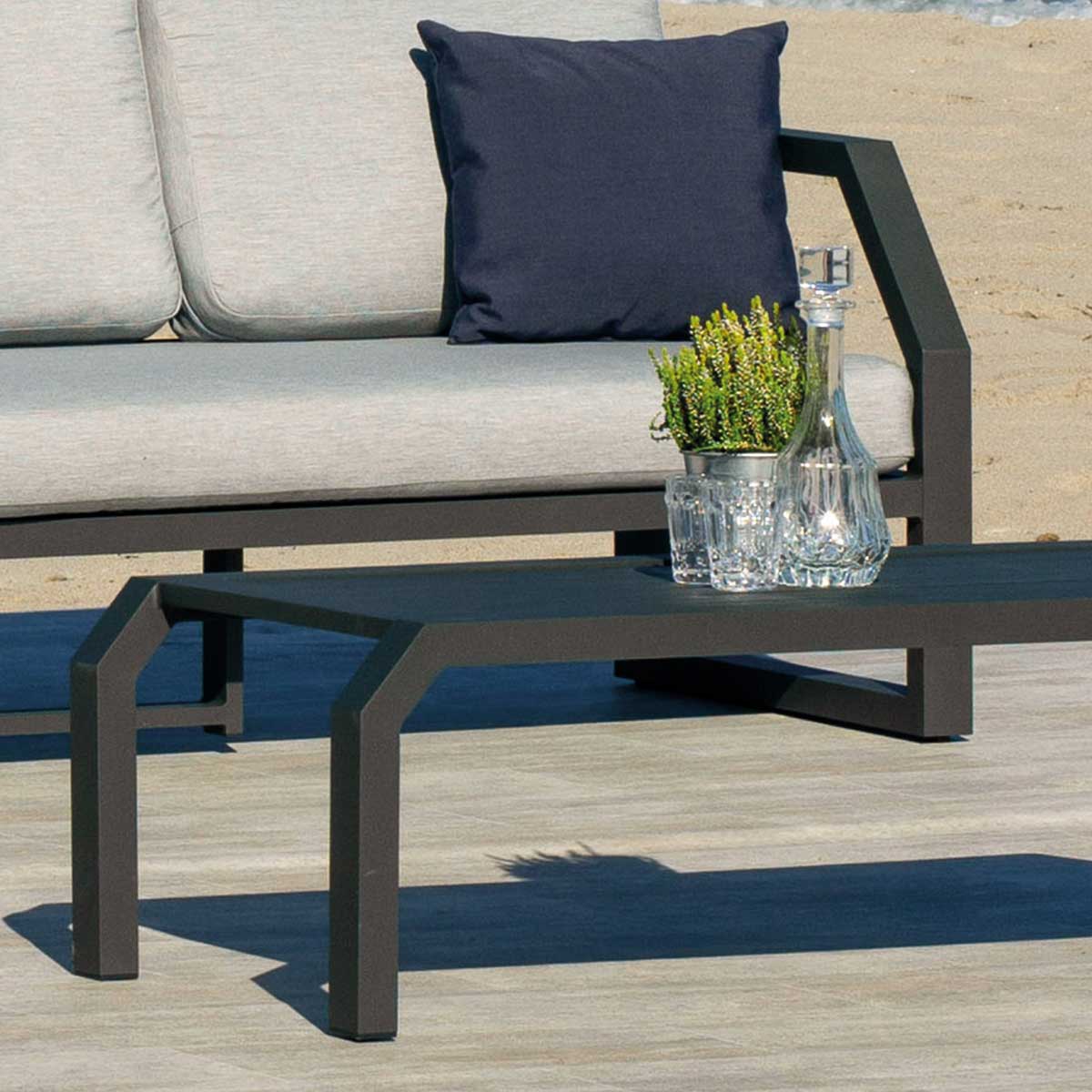 Conjunto sofás exterior CLOVER-8 (sin reposapies)