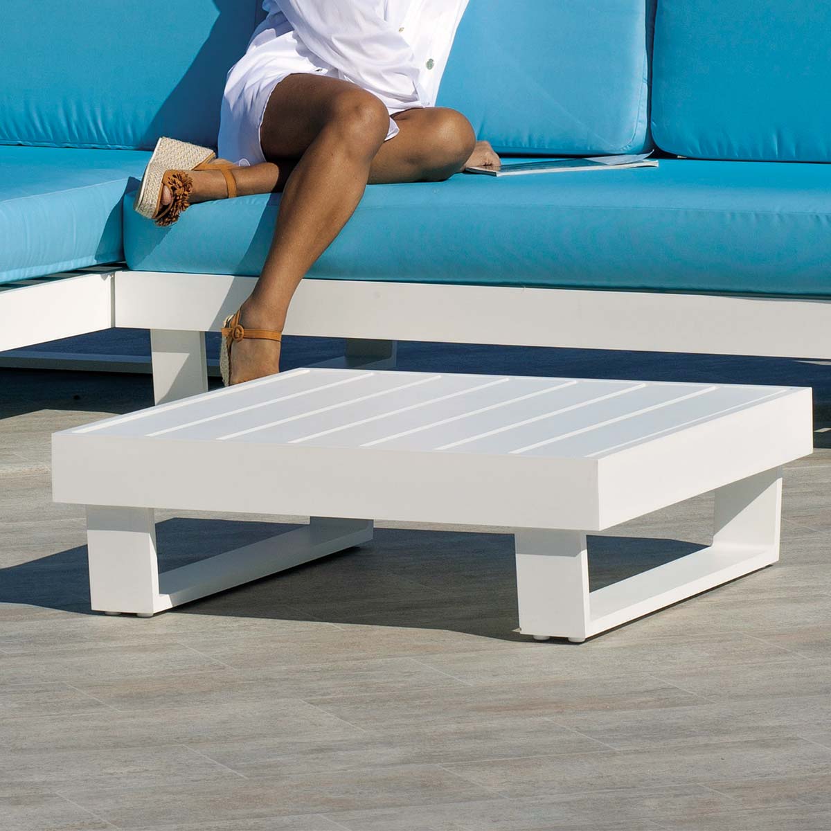 Conjunto chaise longue para exterior HEBON-99