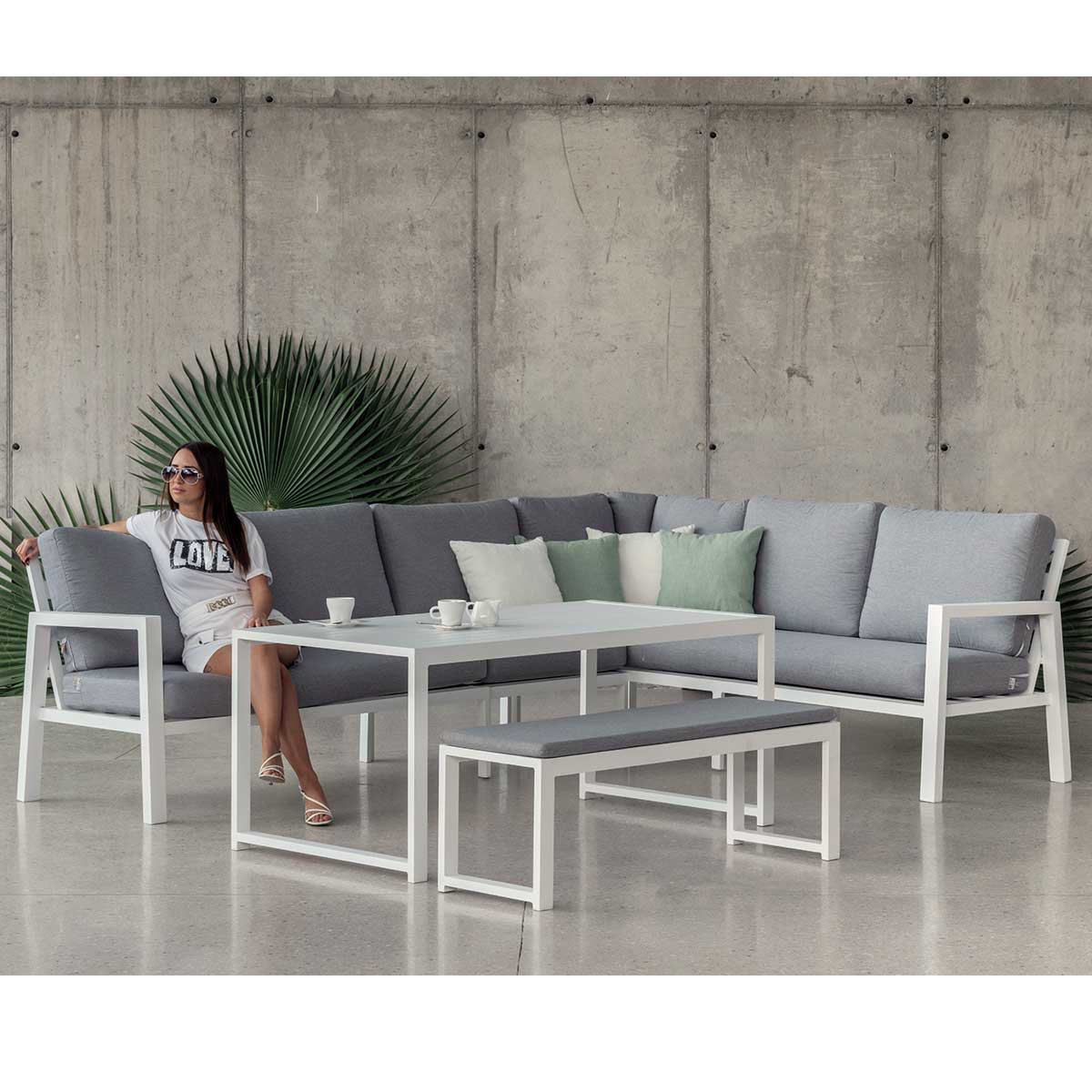 Conjunto jardín rinconera KEFRON 30