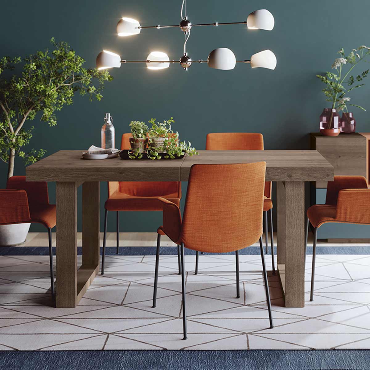 Mesa comedor extensible KABORT M