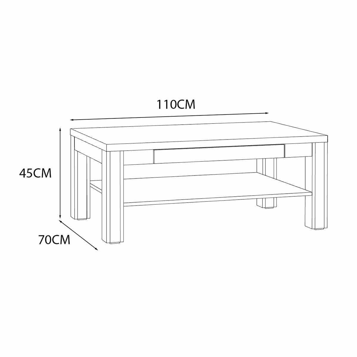 Mesa de centro NADOL