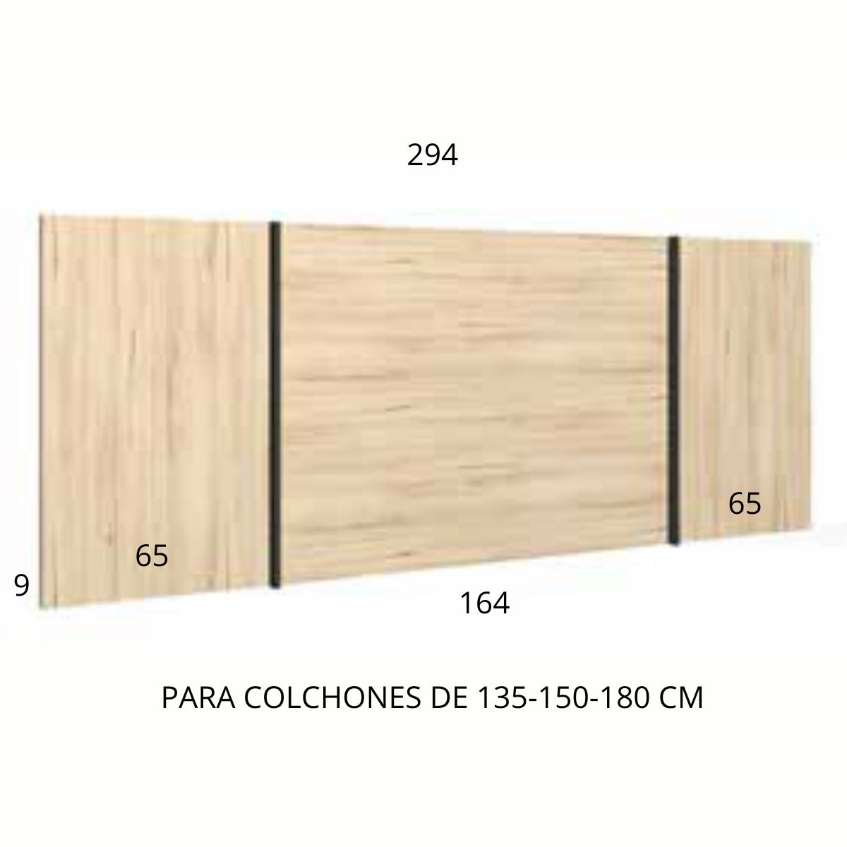 Cabecero y mesitas KORUM 22