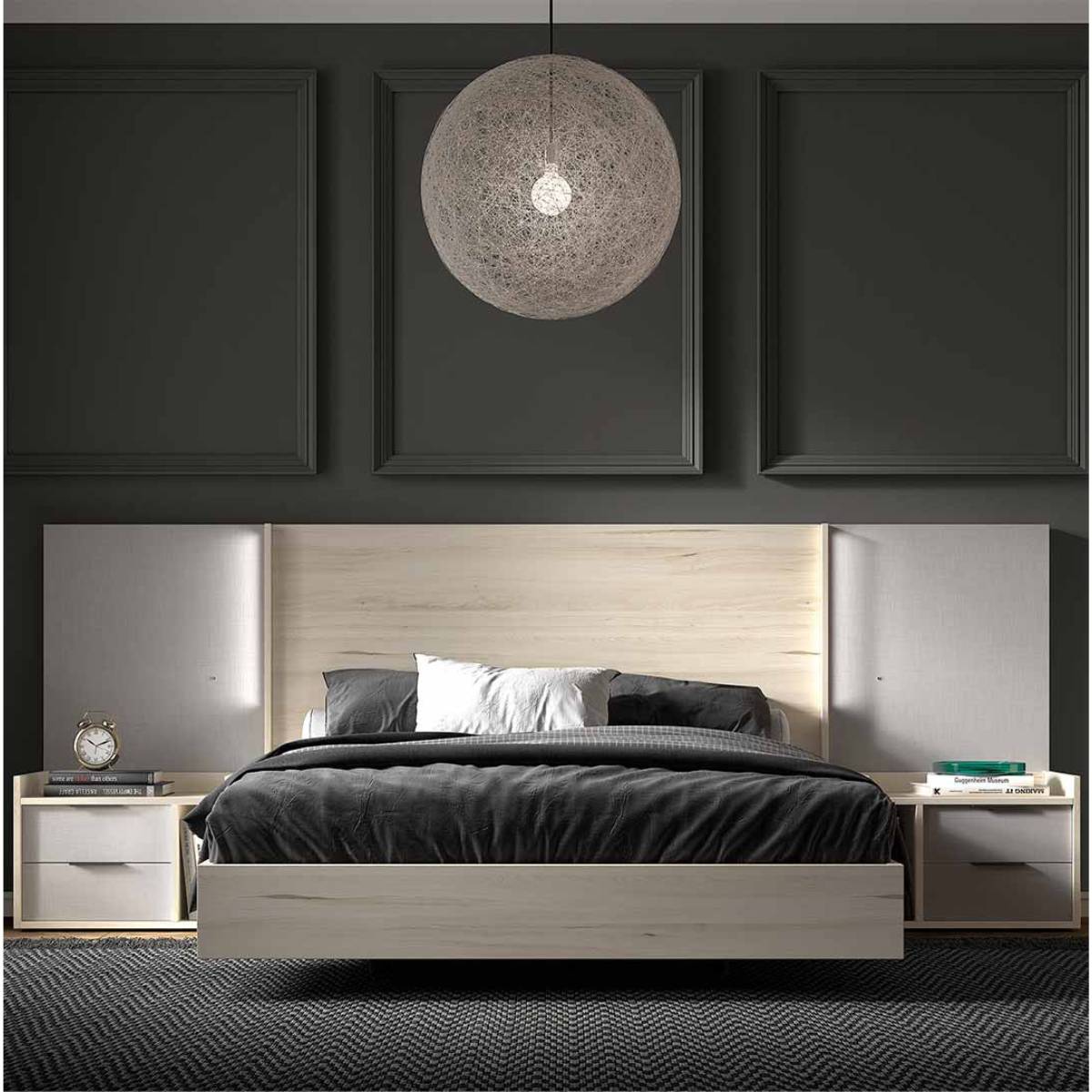 Cabecero y mesitas KORUM 22