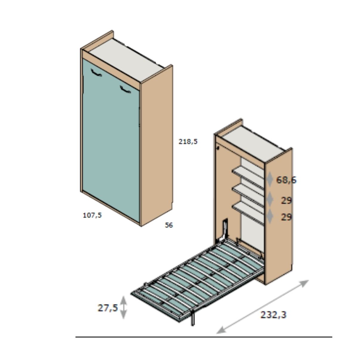 Cama abatible FUNNY 245