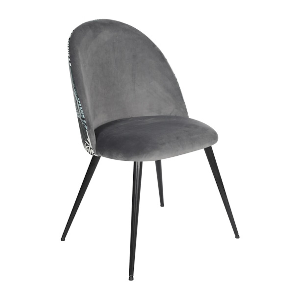 Silla de comedor ADARA estampado gris nuevo