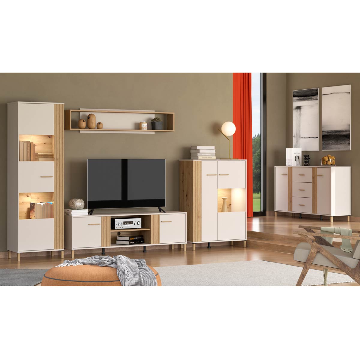 Vitrina 1 puerta BELFORT