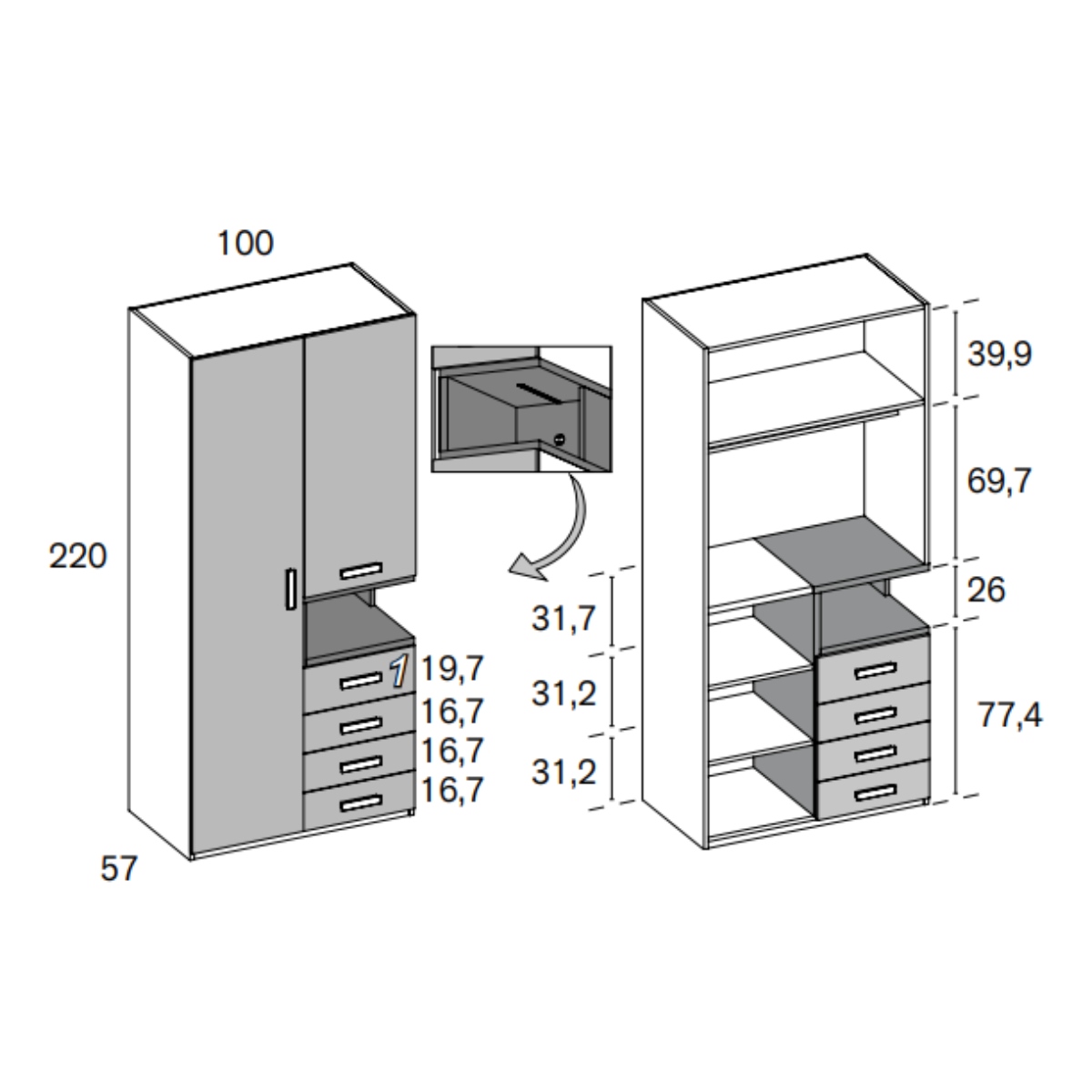 Habitación juvenil SYDOR 119