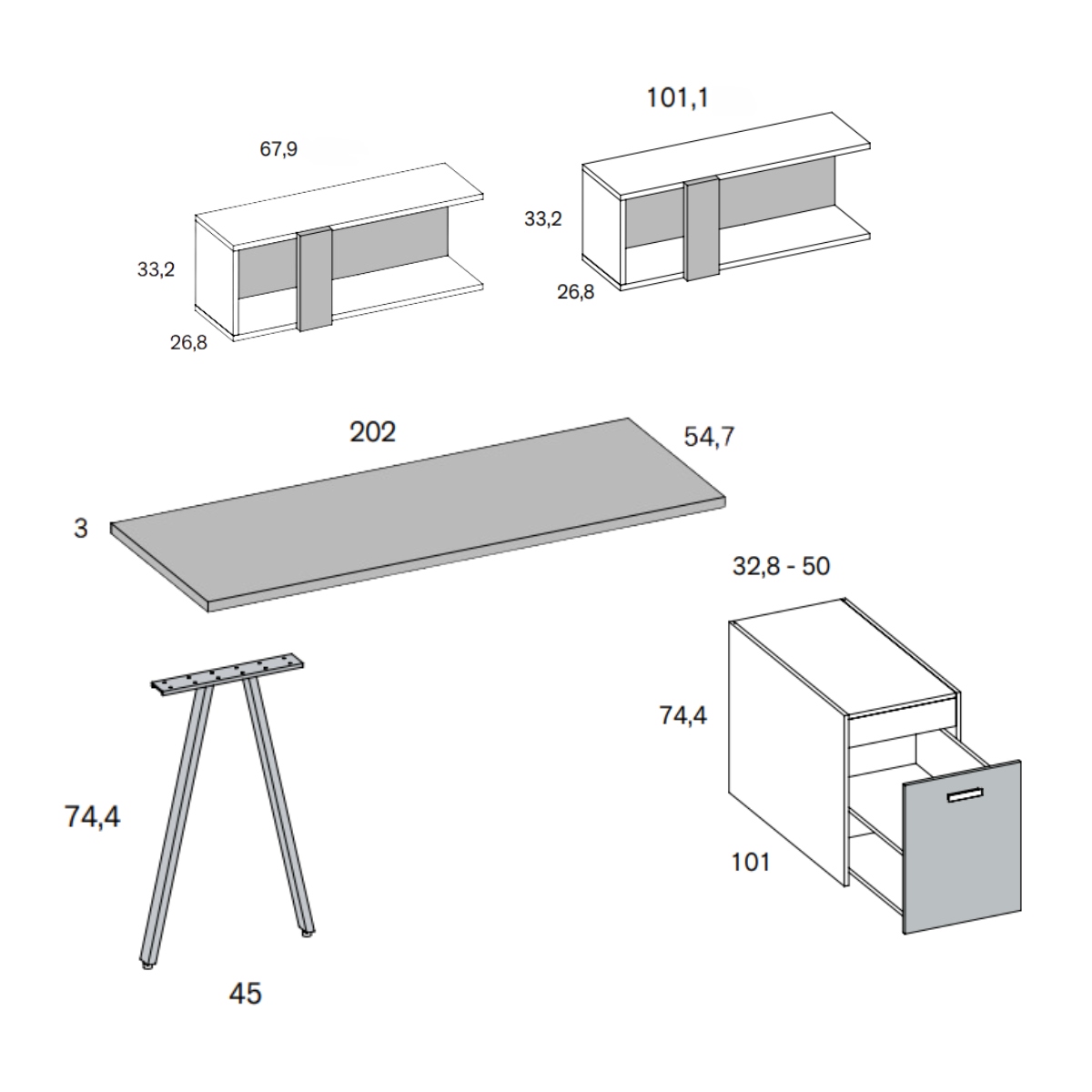 Habitación juvenil SYDOR 119