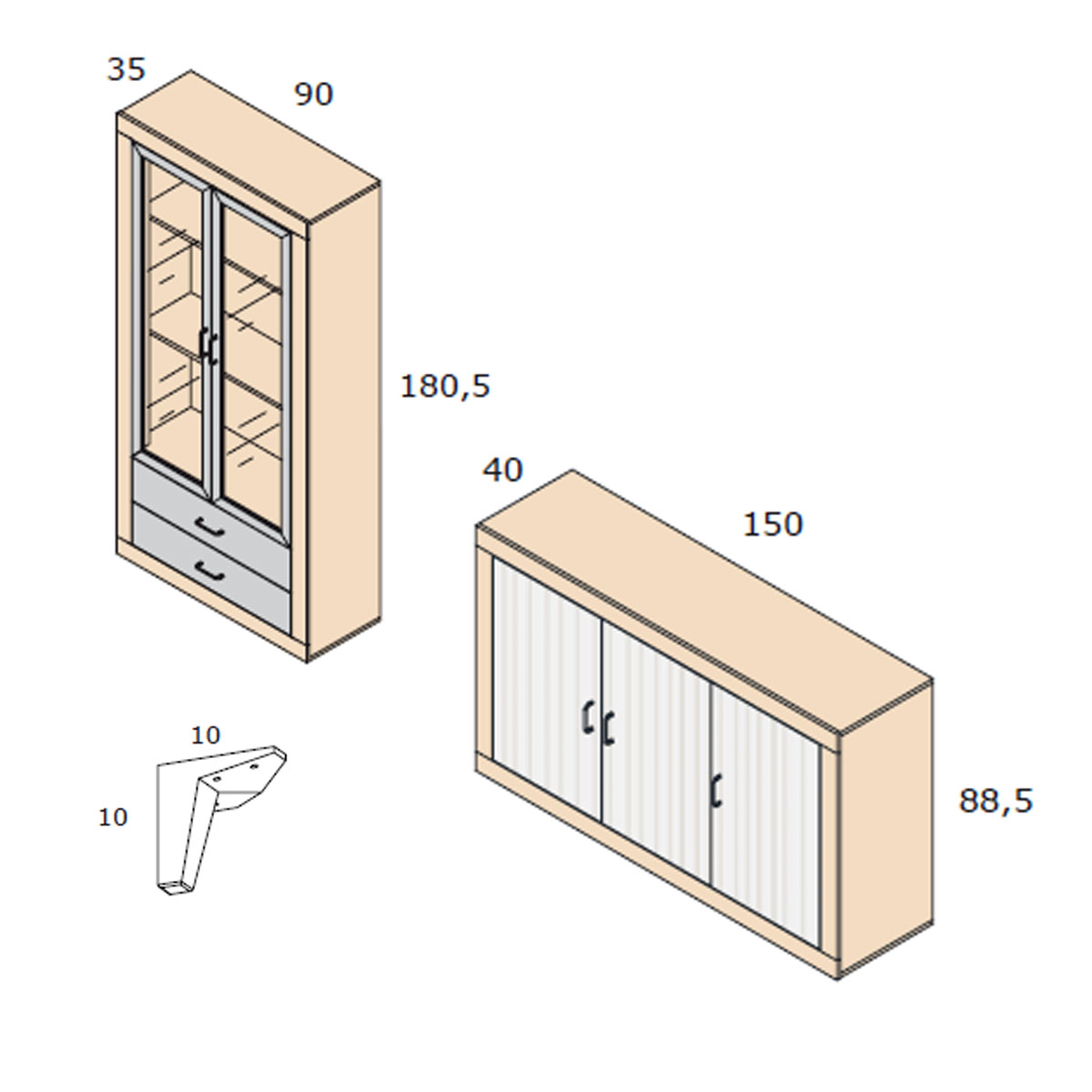 Mueble de salón KALAN 10