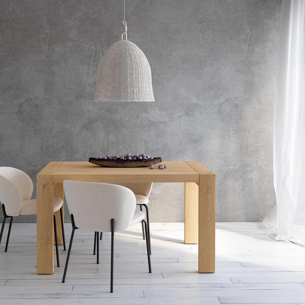 Mesa comedor extensible KALAN 544
