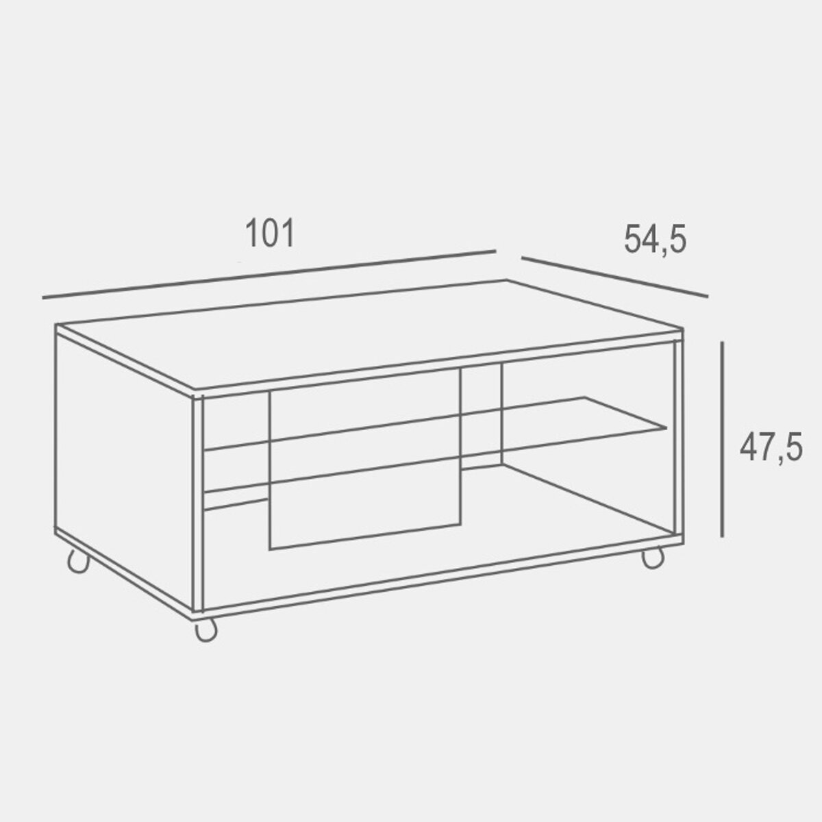 Mesa de centro SICILIA