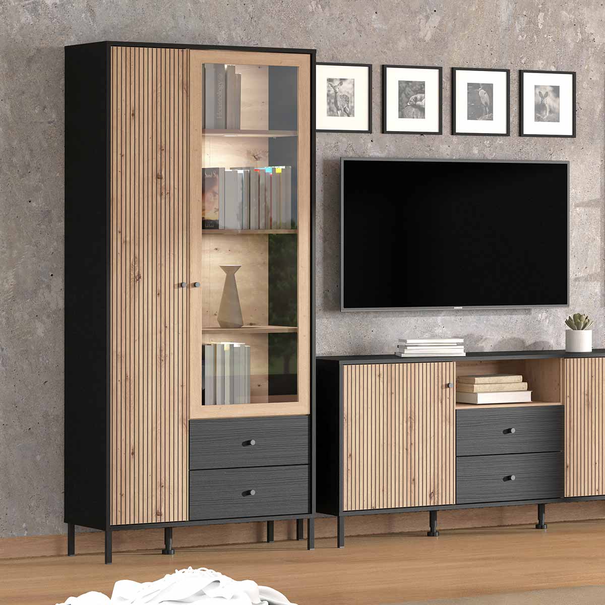 Vitrina dos puertas AQUITANIA