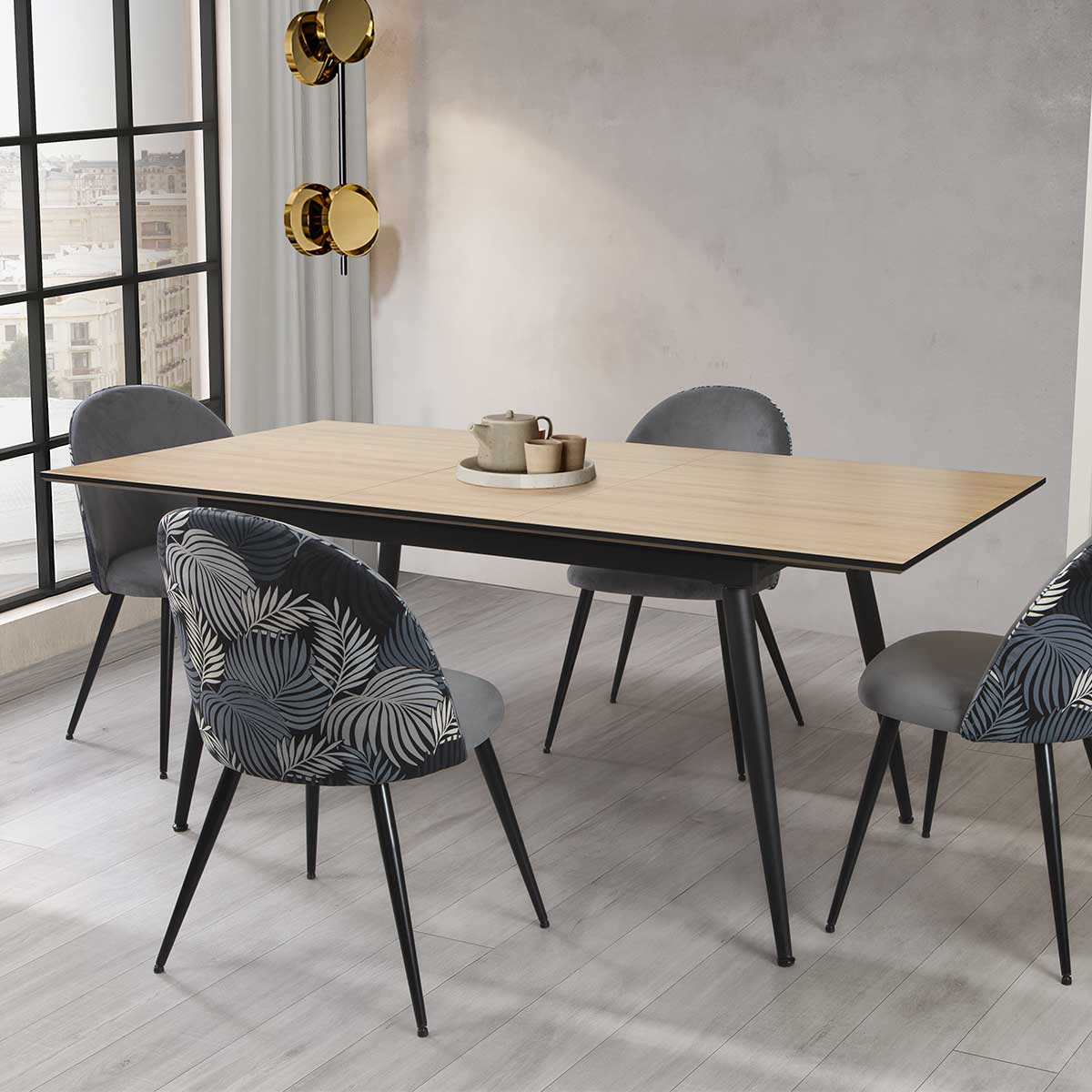 Mesa extensible 140/180 cm modelo GLEN