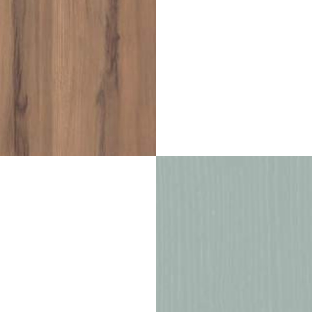 Cabecero y 2 mesitas de 3 cajones con caja de cristal JAIDEN 03