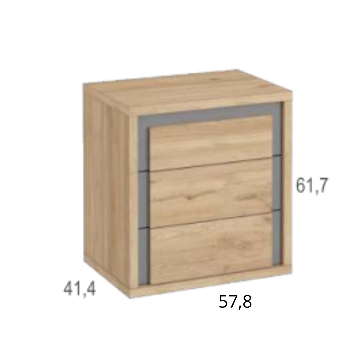 Cabecero, estantes y 2 mesitas JAIDEN 07