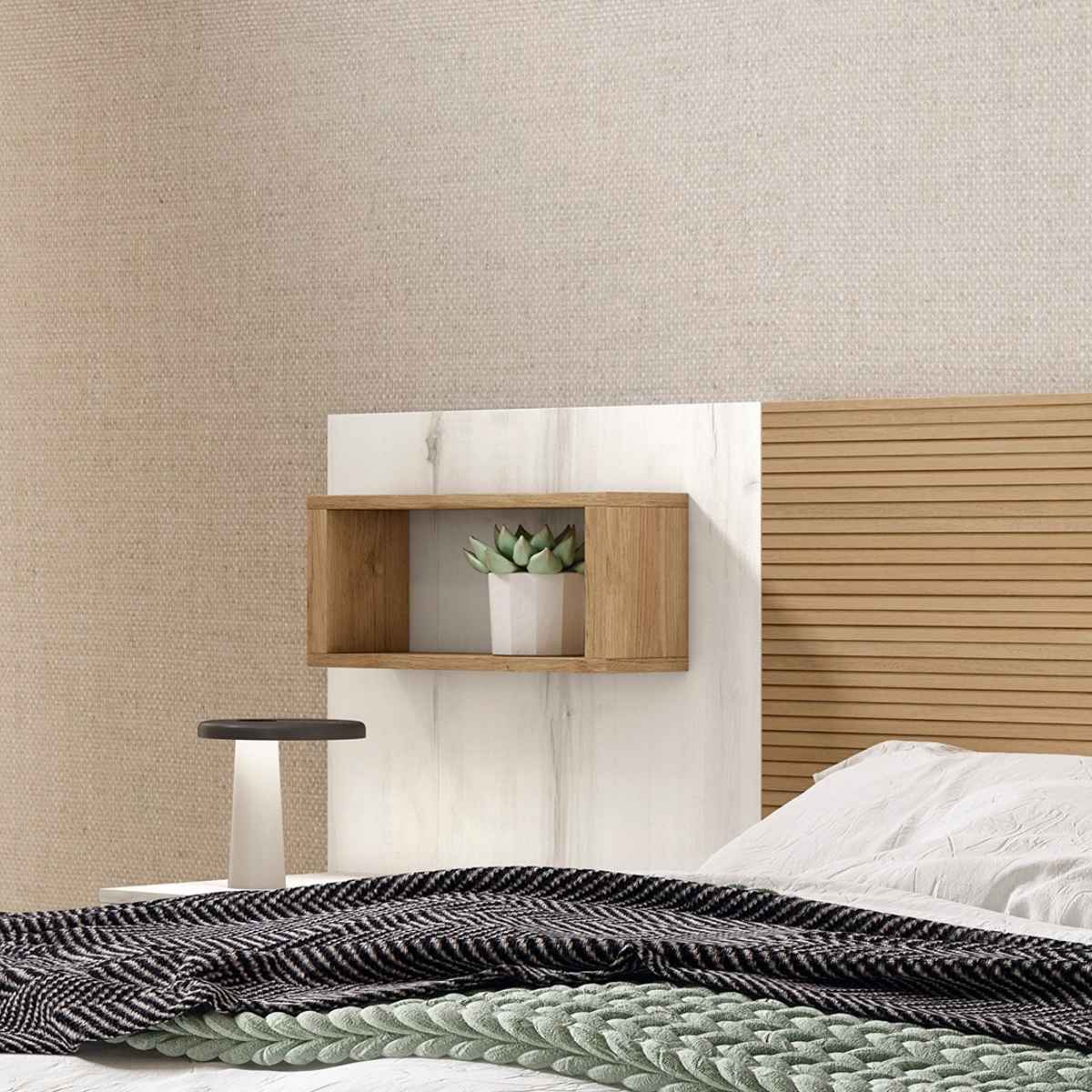 Cabecero y 2 mesitas JAIDEN 21