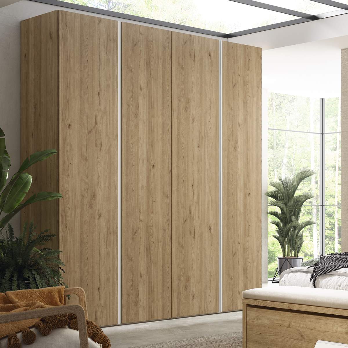 Armario 4 puertas batientes JAIDEN A21