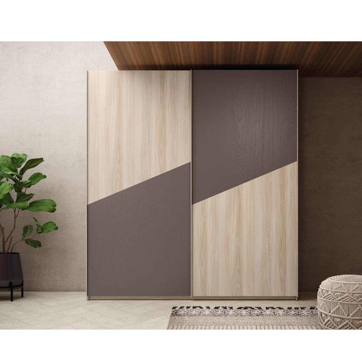 Armario 2 puertas correderas JAIDEN A09