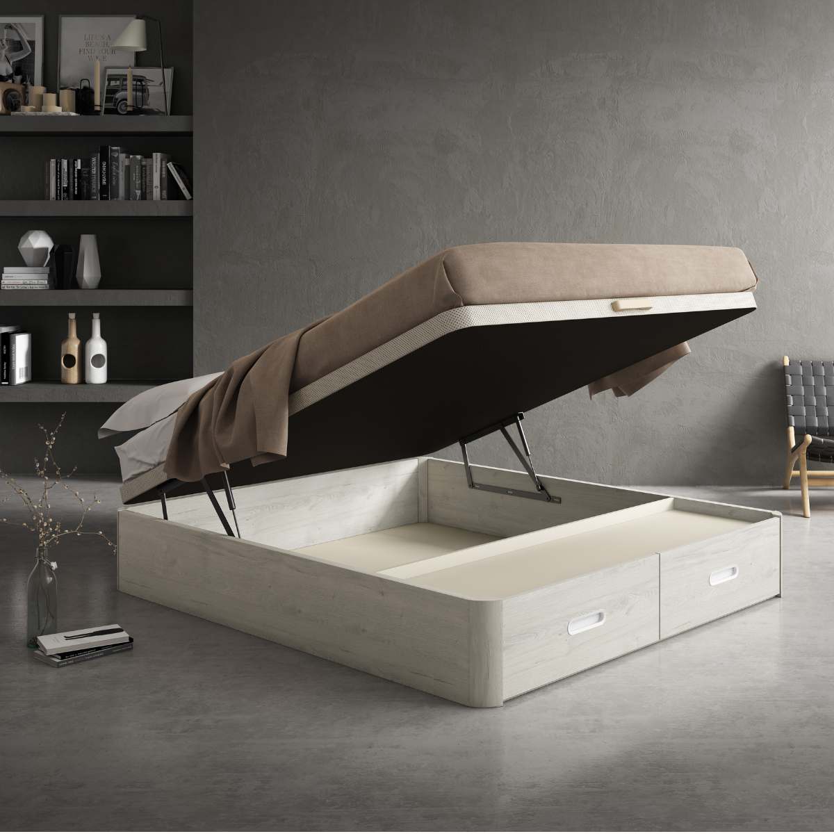 Canapé NUIT abatible con cajones  