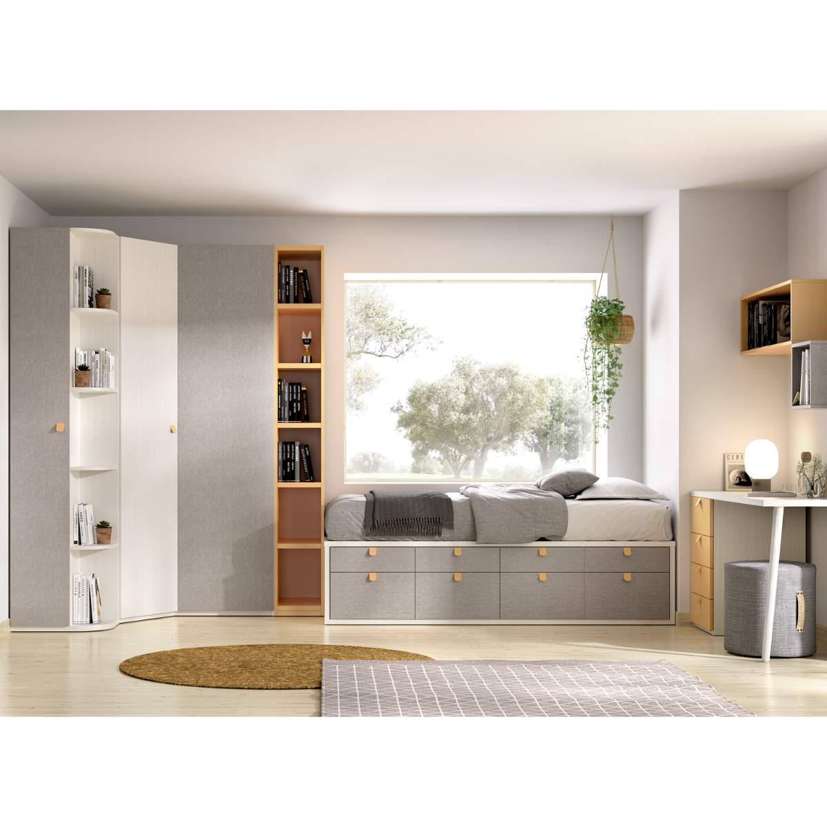 Cama con cajones SYDOR 109