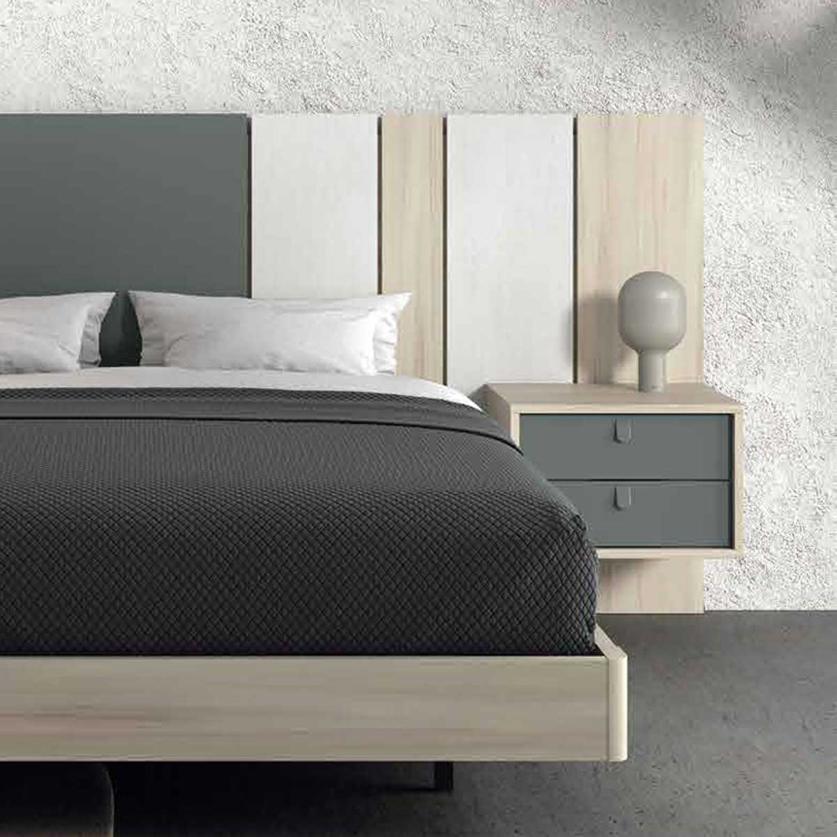 Cama y 2 mesitas MOKAI 04