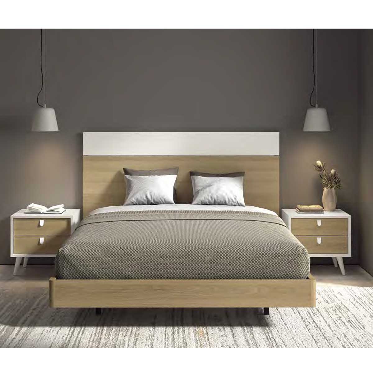 Cama y 2 mesitas MOKAI 015