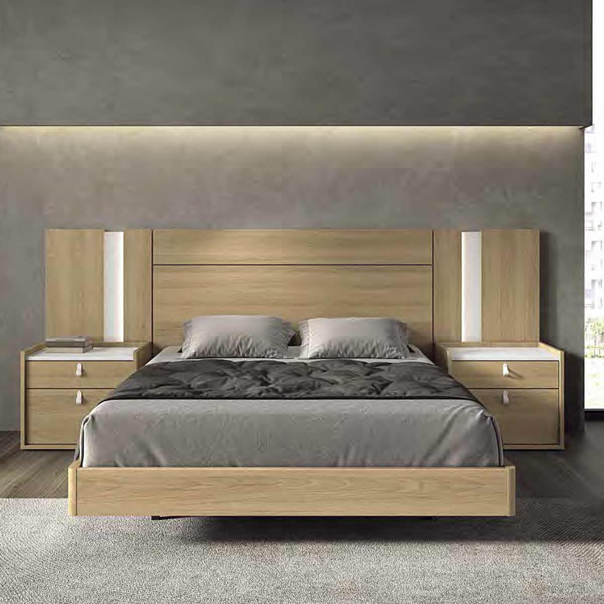 Cama y 2 mesitas MOKAI 011