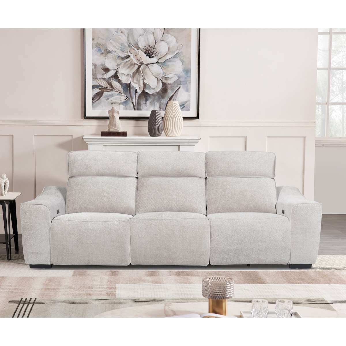 Sofá relax eléctrico 3 plazas modelo KENZO