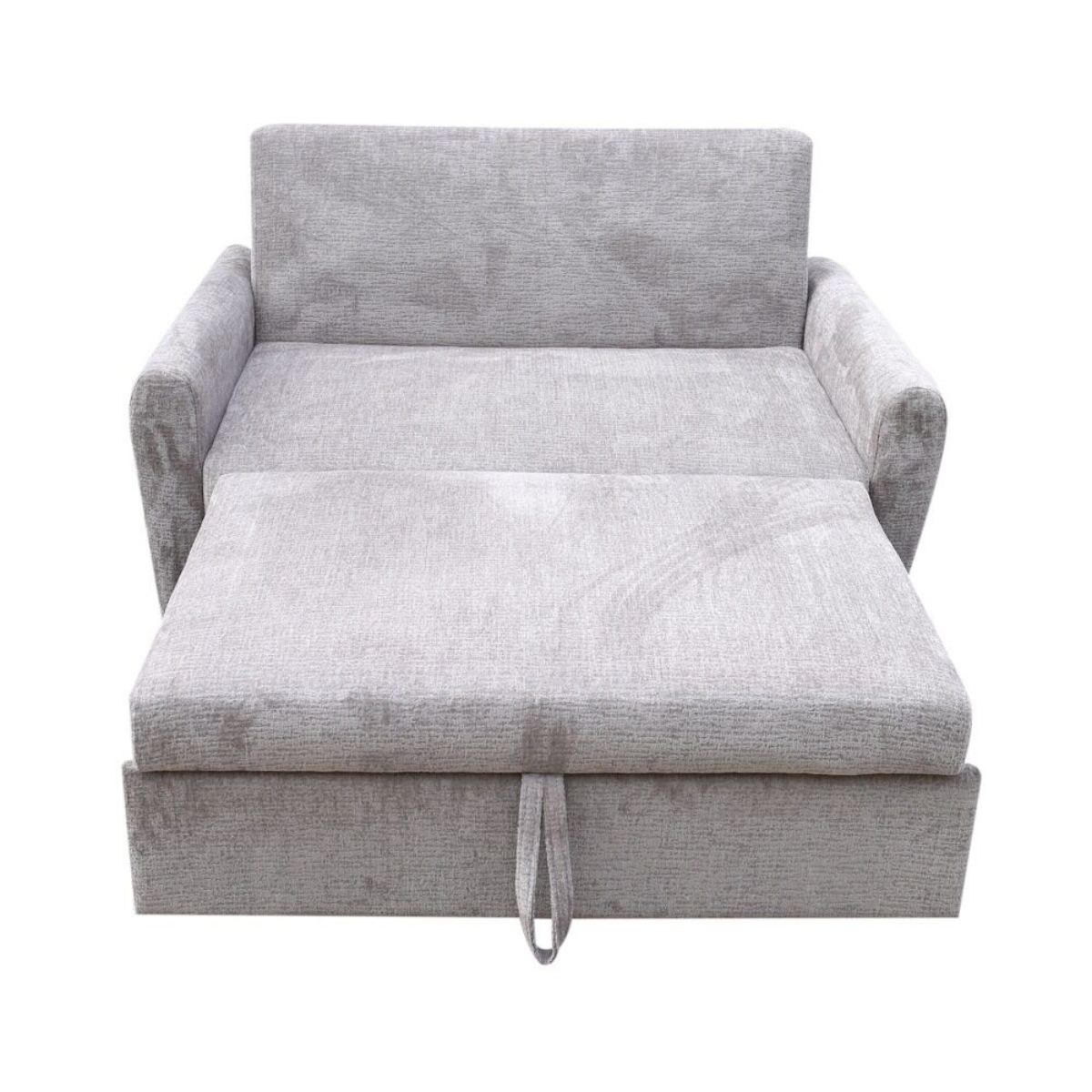 Sofa cama tela gris modelo LUCA 